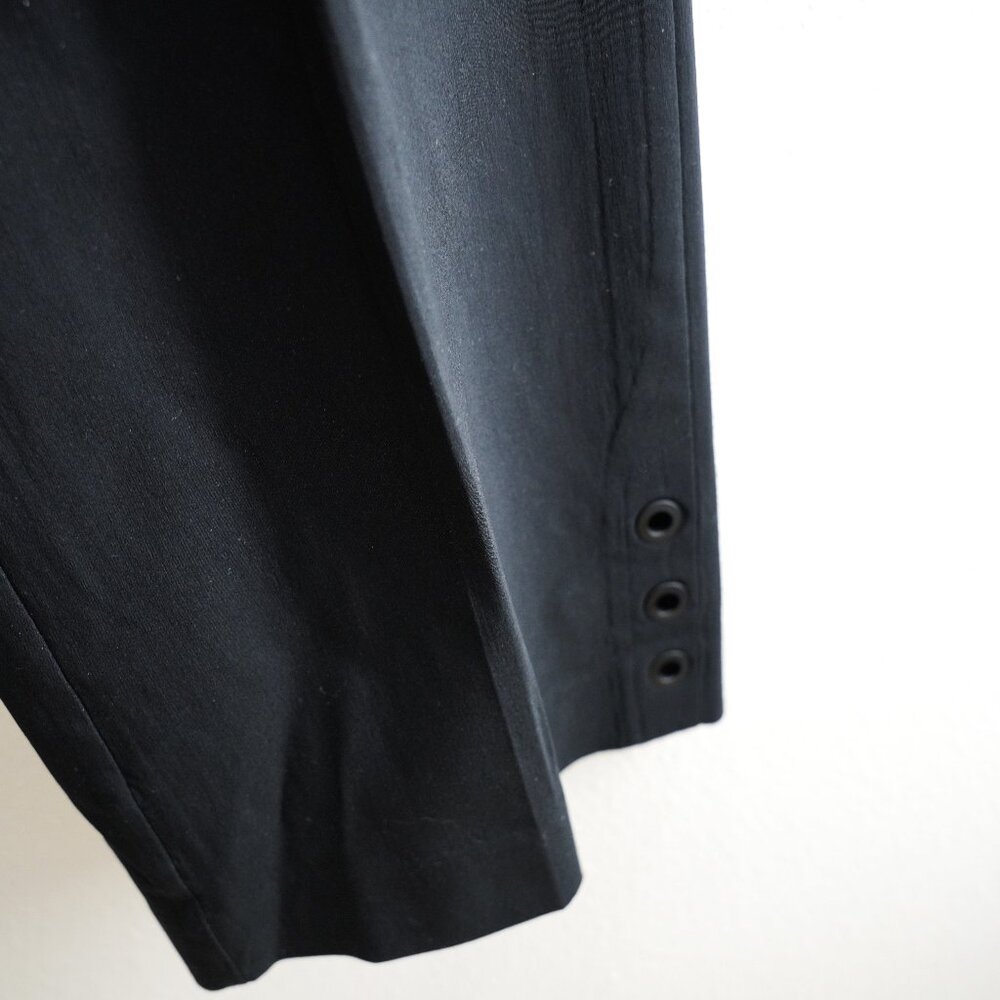 Chico's Black Brigitte Grommet Wide Leg Pants size 3 NWOTS - Picture 6 of 7